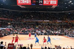浙江稠州银行与浙江广厦控股德比大战现场